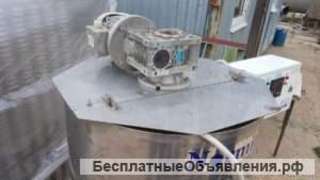 Емкость нержавеющая, объем — 0,15 куб.м., рубашка, электрический нагрев, термос, мешалка