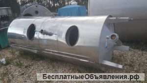 Емкость нержавеющая, объем — 4 куб.м. (две секции по 2 куб.м.), вертикальная