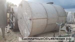 Емкости нержавеющие, объем -10 куб.м., вертикальные