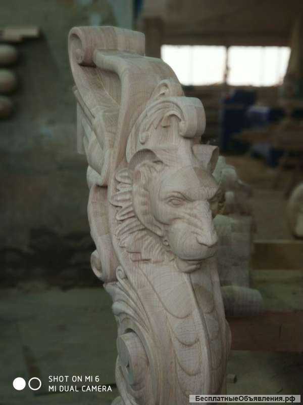 Резные столбы