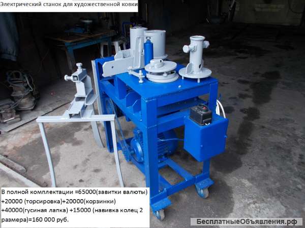 Станки и оборудование для художественной ковки