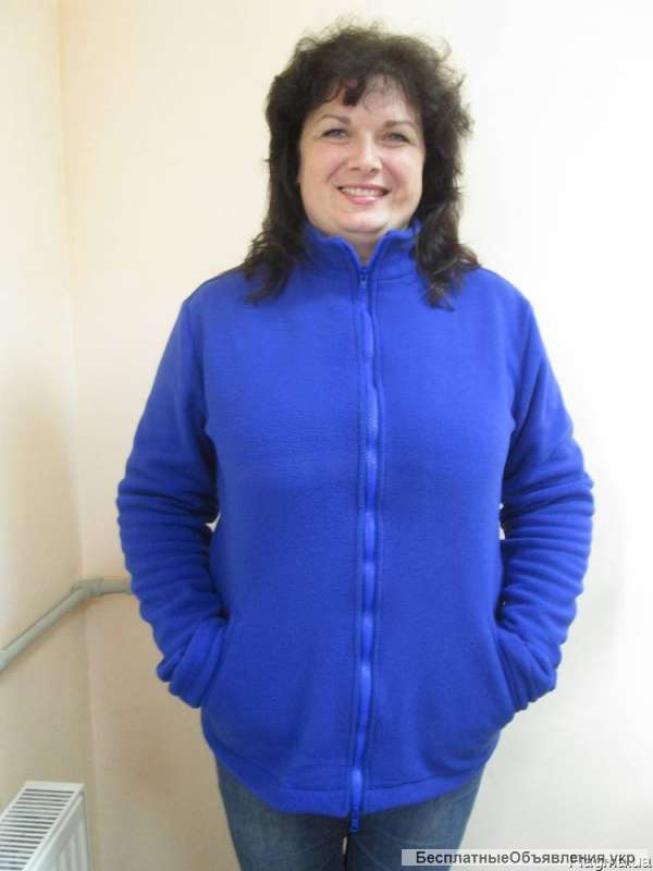 Флисовая кофта, реглан утепленный