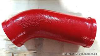 Угол бетоновода DN125*R275*45