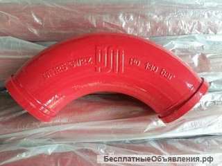 Угол бетоновода DN125*R275*90