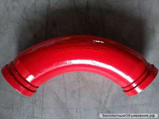 Угол бетоновода DN125*R375*90