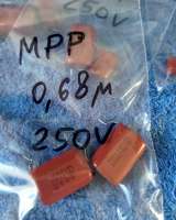 Полипропиленовый пленочный конденсаторы на 230V 250V КРАСНОКОРИЧНЕВЫЕ ДЕМОНТАЖ оригинальные