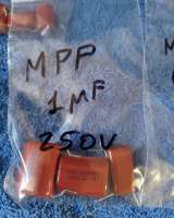 Полипропиленовый пленочный конденсаторы на 230V 250V КРАСНОКОРИЧНЕВЫЕ ДЕМОНТАЖ оригинальные