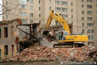 Производим снос, демонтаж зданий, сооружений
