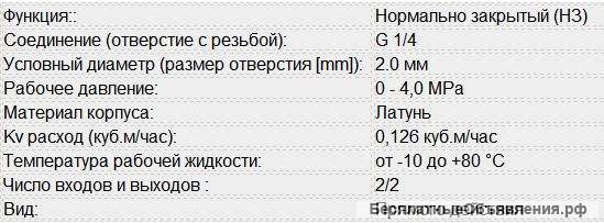 Клапан 9201800 (Болгария) для газовых горелок и дизельных горелок