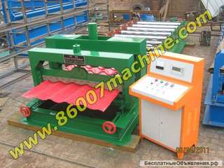 Производство глазурованной черепицы (профнастил). Оборудование из Китая.