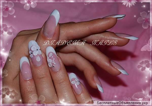 Наращивание ногтей. Киев. м. Минская. Майдан. Акрил. Гель. Фото и цена на сайте