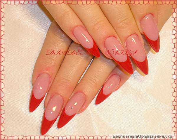 Наращивание ногтей. Киев. м. Минская. Майдан. Акрил. Гель. Фото и цена на сайте