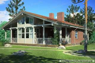 Каркасный дом со вторым светом