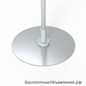 Подставка круглая металлическаяс серым пеньком, BASE-ML-ROUND