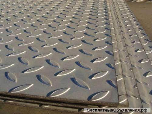 Лист рифленый стальной