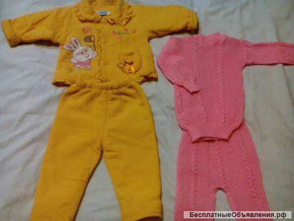 Вещи на девочку 2-3 мес