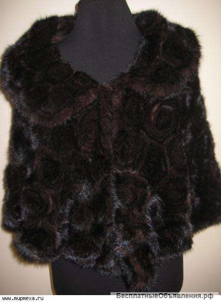 Накидка из норки