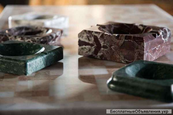 Пепельницы из мрамора в ассортименте