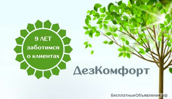 Комплексное уничтожение насекомых