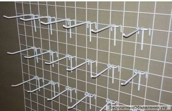 Крючок одинарный на сетку