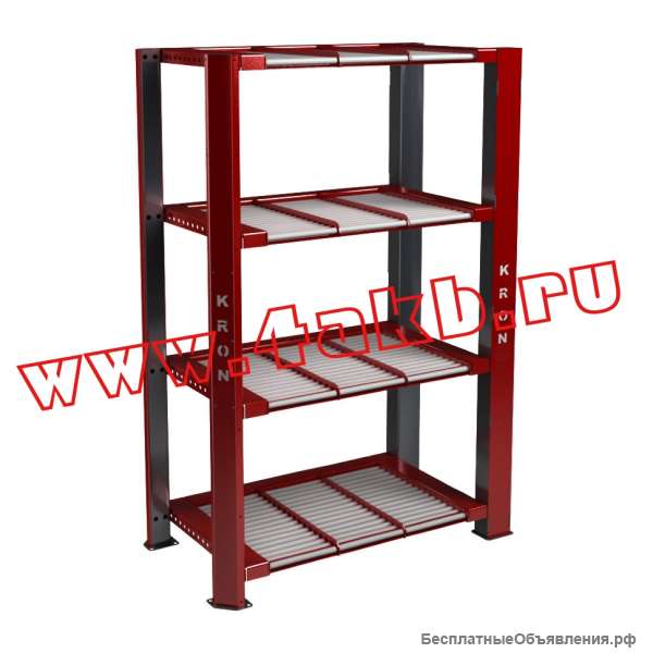 Стеллаж для АКБ 4 полки