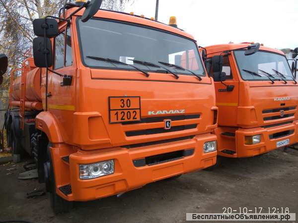Камаз 65115, топливозаправщик, 2015 г