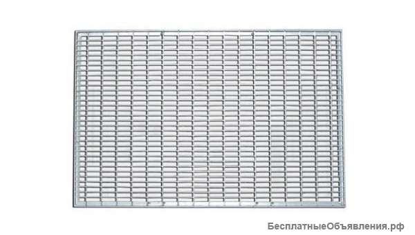 Прессованный оцинкованный решетчатый настил