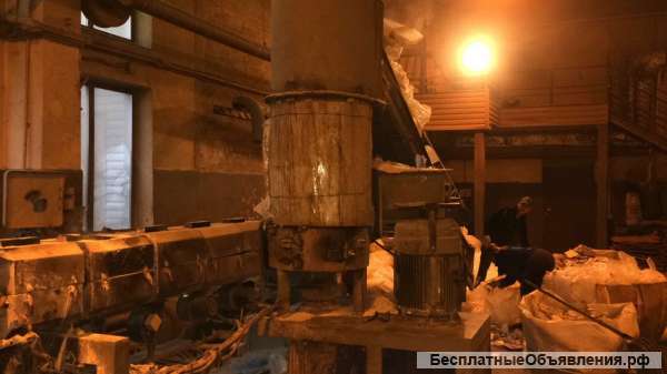 Линия гранулирования двухкаскадная (ПЭ, ПП) до 250 кг/час с компактором-агломератором и «резкой на г