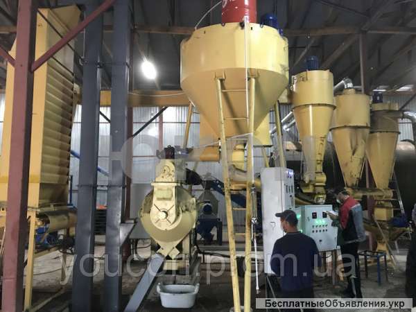 Линия гранулирования древесины