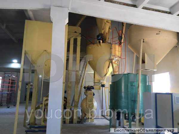 Линия гранулирования опилки