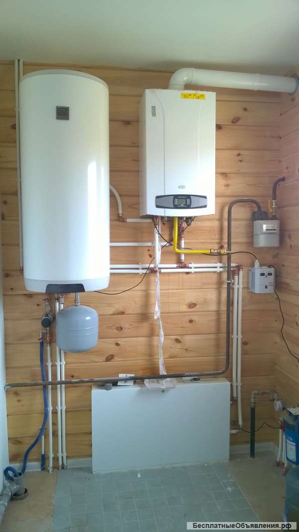 Установка котлов, монтаж котельных