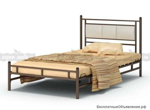 Кровать 120 "МЕЛИНА" металлическая 1