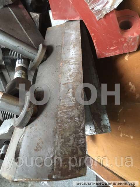 Накладки на рубильные машины МР2-20, МРНП-10, -30, МРГ-10, -30