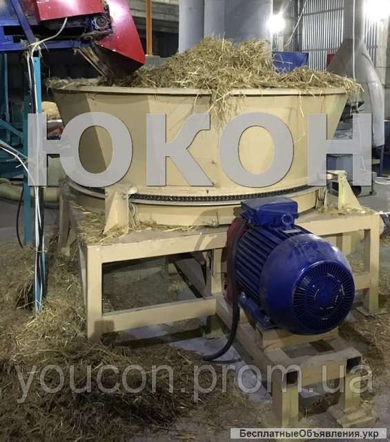 Соломорезка СПХ1500. Измельчитель тюков соломы