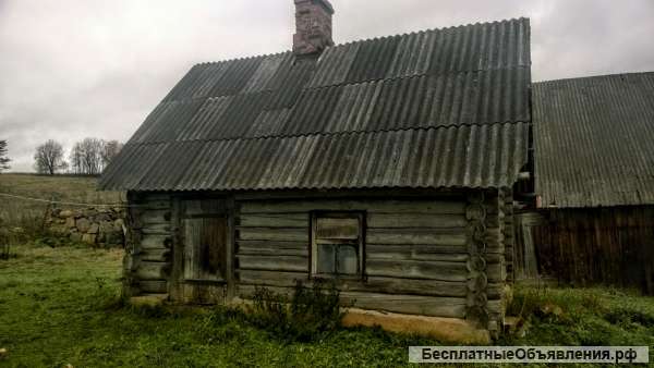Участок 2 Га. на хуторе у соснового леса и речки, дом, баня, водопровод и газ.