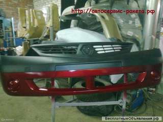 Бампер передний Рено Логан ф 1