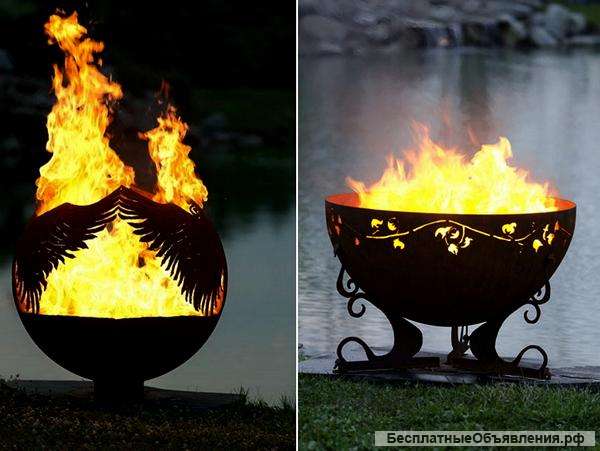 Уличные очаги, камины в виде сферы с функцией мангала в Белгороде