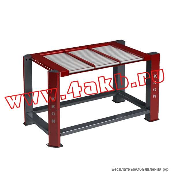 Низкий стеллаж для аккумуляторов