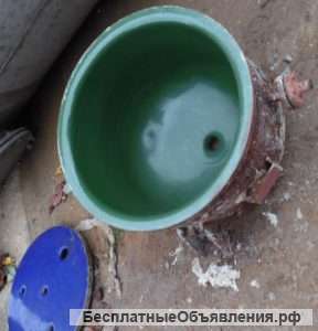 Сборник эмалированный, объем — 0,06 куб.м., с рубашкой