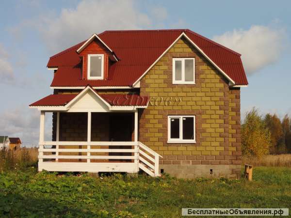 Новый теплый блочный дом в экологически чистом месте, у озера Плещеево