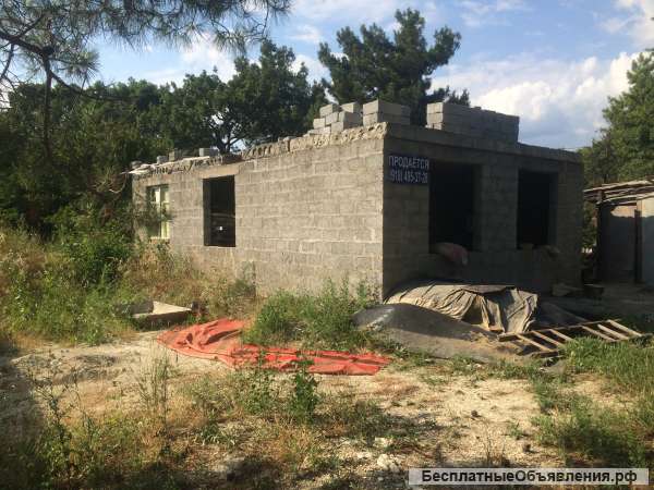 Участок с недостроем