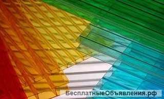 Сотовый поликарбонат прозрачный и цветной