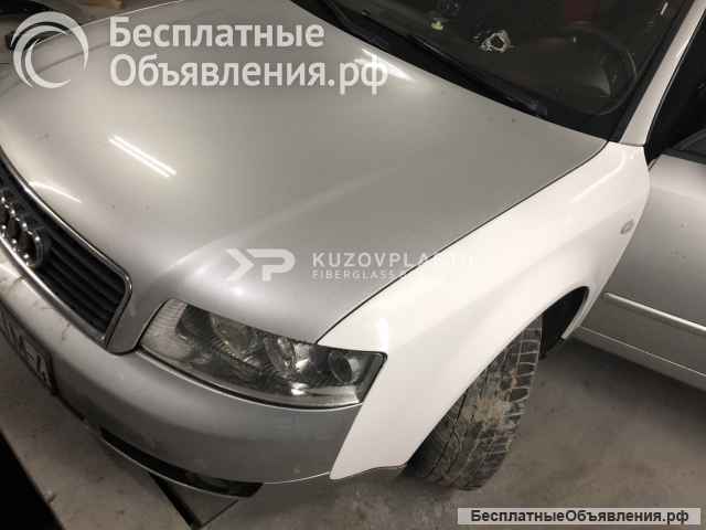 Крыло на ауди а4 б6 стеклопластик