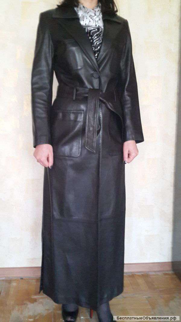 Французский кожаный плащ Jatrois