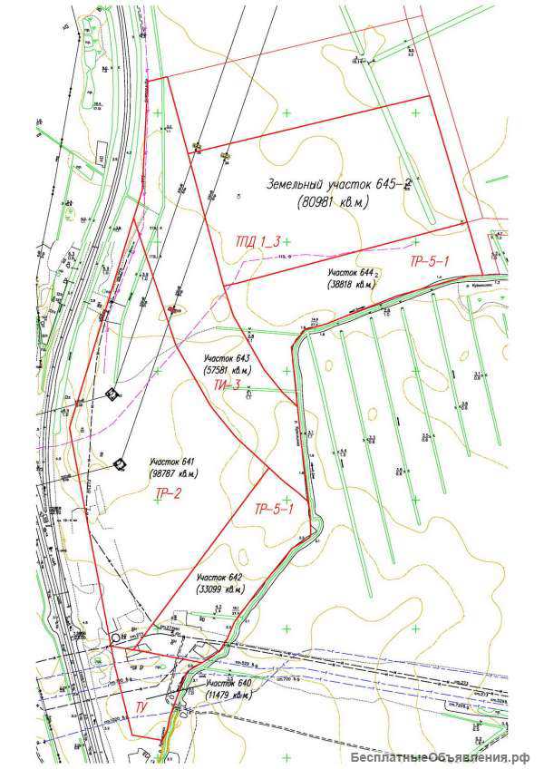 Земельного участка с возможностью подведения ЖД тупика Шушары