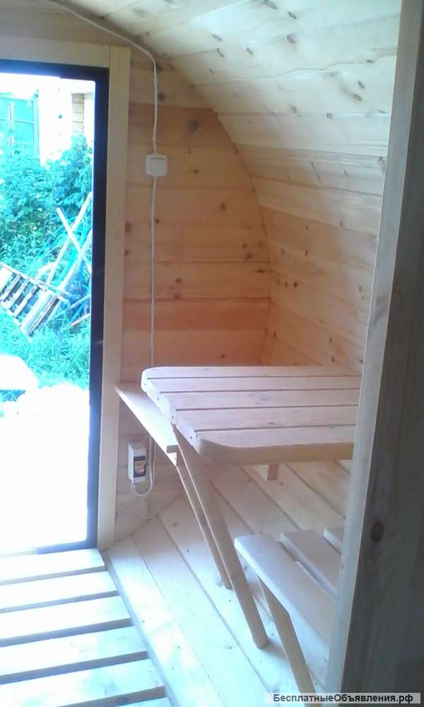 Бани-Бочки из Сибирского кедра 2-6 метров