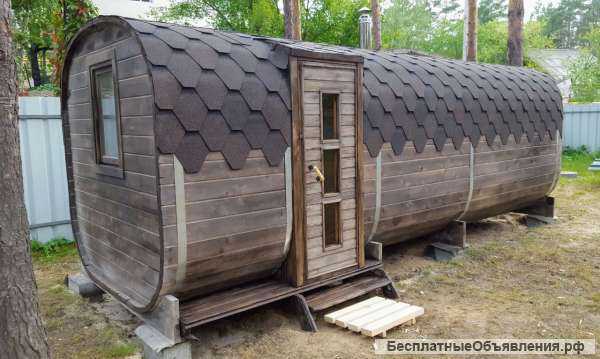 Бани-Бочки из Сибирского кедра 2-6 метров