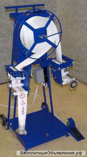 Перекатка пожарного рукава на новую скатку