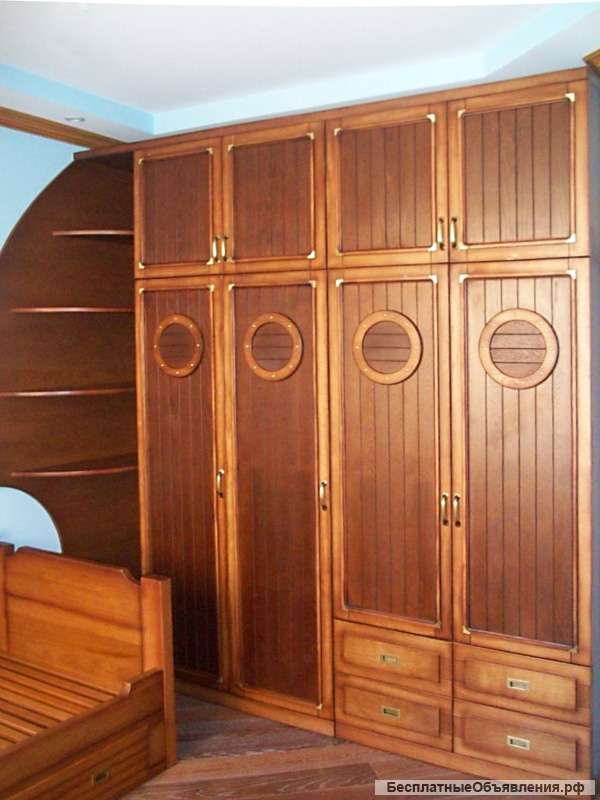 Детские кровати, спальни из массива дерева под заказ