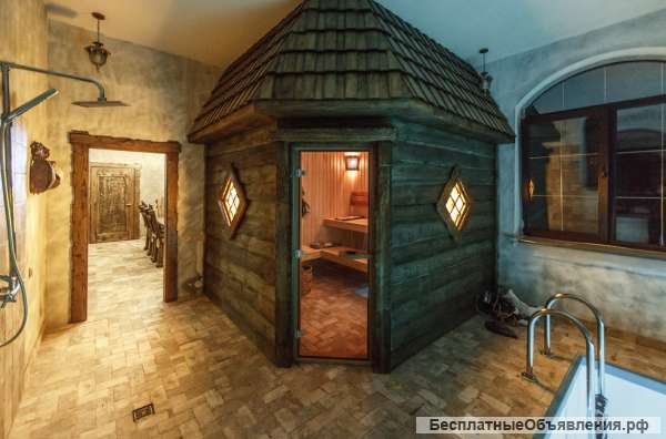 Отделка бань, деревянных СРУБОВ деревом, 100% массив дуба